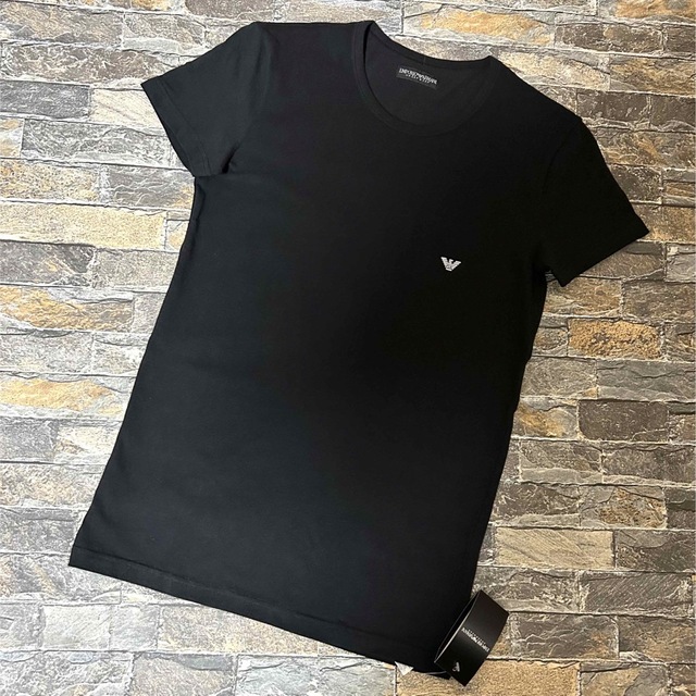 Emporio Armani(エンポリオアルマーニ)の【新品】EMPORIO ARMANI アルマーニ／ストレッチ Tシャツ M メンズのトップス(Tシャツ/カットソー(半袖/袖なし))の商品写真