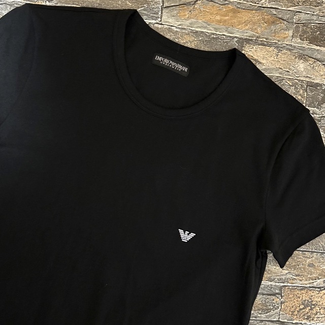 Emporio Armani(エンポリオアルマーニ)の【新品】EMPORIO ARMANI アルマーニ／ストレッチ Tシャツ M メンズのトップス(Tシャツ/カットソー(半袖/袖なし))の商品写真