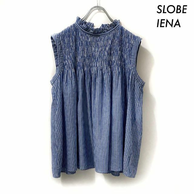 SLOBE IENA スローブイエナ★ストライプ柄 ノースリーブブラウス