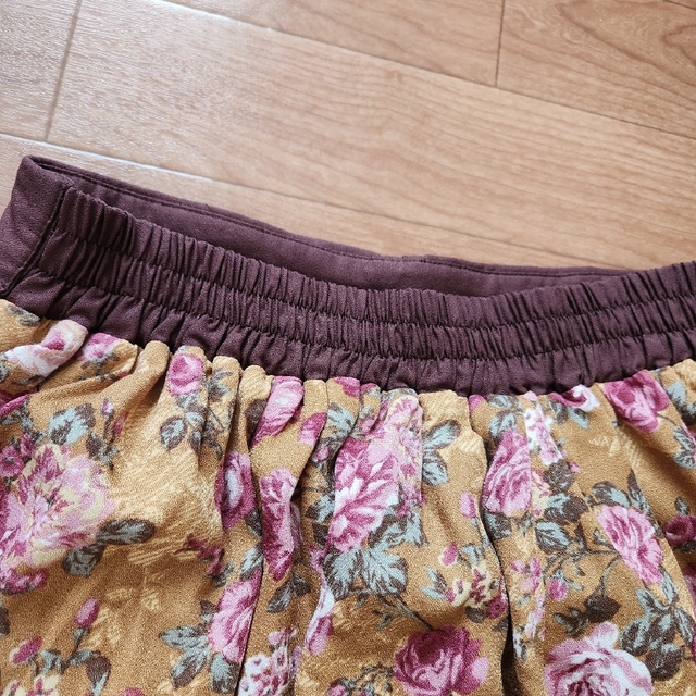 axes femme(アクシーズファム)の【axes femme】花柄スカート レディースのスカート(ひざ丈スカート)の商品写真