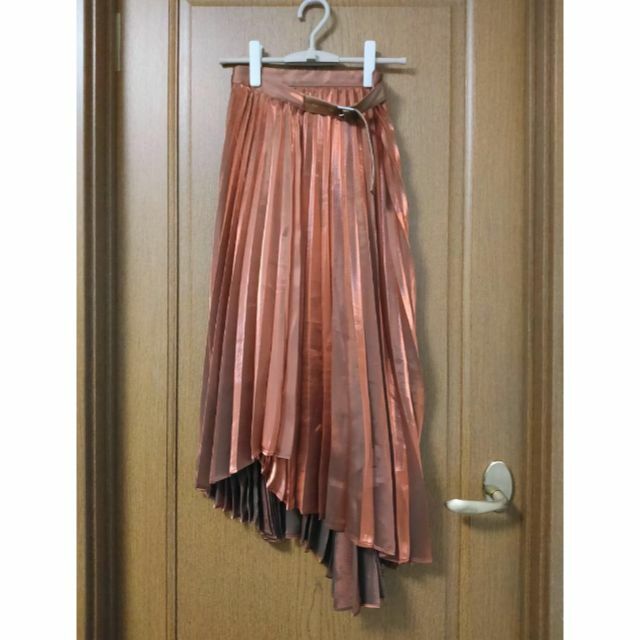 新品AmeriVINTAGE★MEDI SHEER PLEATS SKIRT