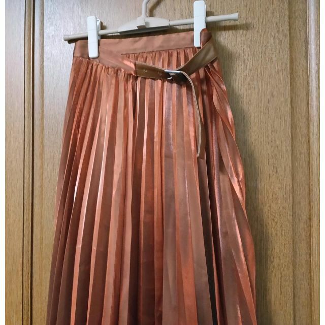 AMERI MEDI SHEER PLEATS SKIRT 正規品 - ロングスカート