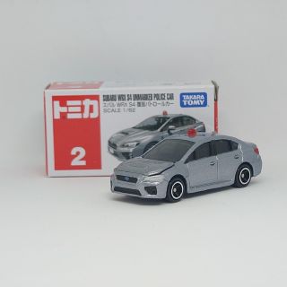 タカラトミー(Takara Tomy)のトミカ No.2 スバル WRX S4 覆面 パトロールカー 4代目 VAG(ミニカー)