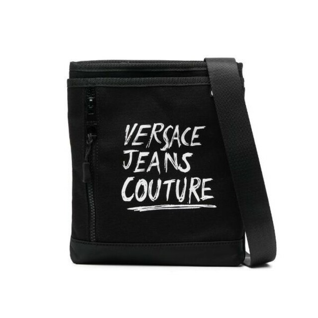VERSACE JEANS COUTURE メッセンジャーバッグ ブラック メンズのバッグ(メッセンジャーバッグ)の商品写真