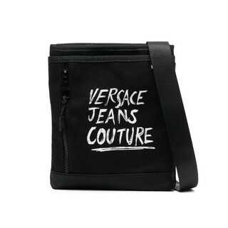 VERSACE JEANS COUTURE メッセンジャーバッグ ブラック(メッセンジャーバッグ)