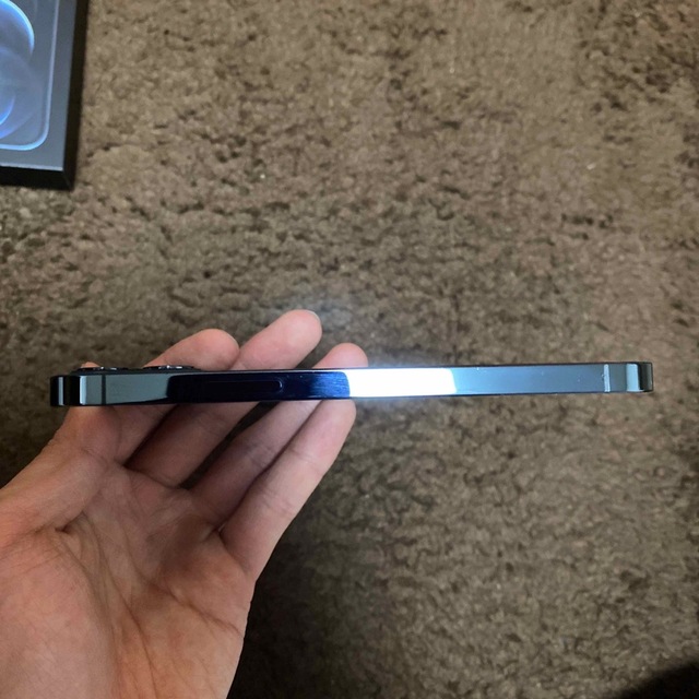 美品iPhone12pro 128GB ブルー 青 スマートフォン Apple