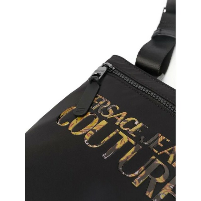VERSACE JEANS COUTURE ショルダーバッグ ブラック メンズのバッグ(メッセンジャーバッグ)の商品写真