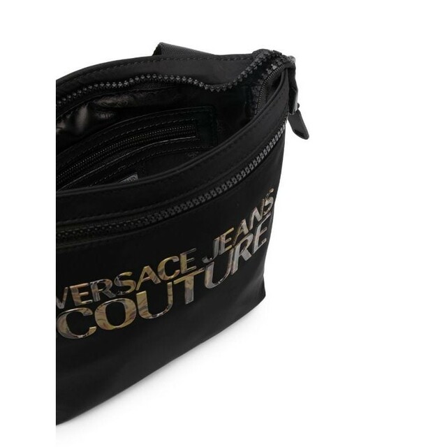 VERSACE JEANS COUTURE ショルダーバッグ ブラック メンズのバッグ(メッセンジャーバッグ)の商品写真