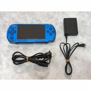 PlayStation Portable - 【24時間以内発送】PSP-3000 バイブラント・ブルー 起動確認済み！