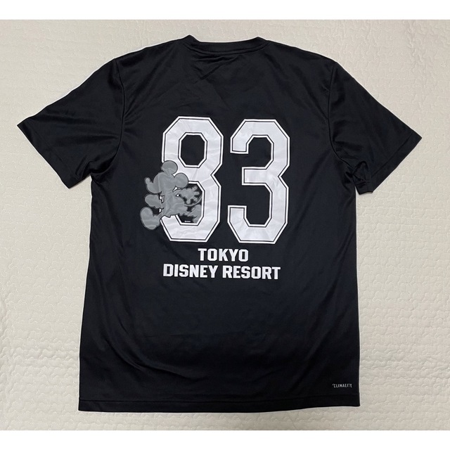 Disney(ディズニー)のディズニー　アディダス　コラボTシャツ　ブラック　大人用　2020 Lサイズ メンズのトップス(Tシャツ/カットソー(半袖/袖なし))の商品写真