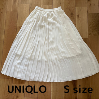 ユニクロ(UNIQLO)の【UNIQLO】プリーツスカート　Sサイズ(ロングスカート)