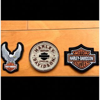 ハーレーダビッドソン(Harley Davidson)のハーレーダビットソン　ワッペン3点(その他)