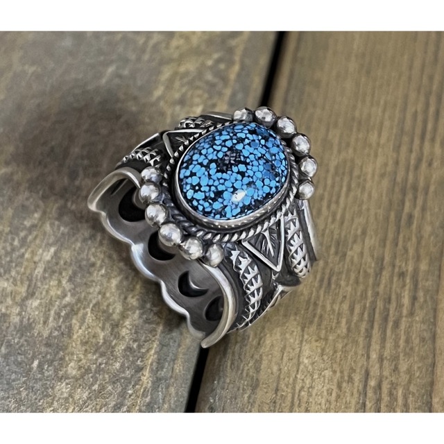 ダレルキャドマン ターコイズリング インディアンジュエリーnavajo
