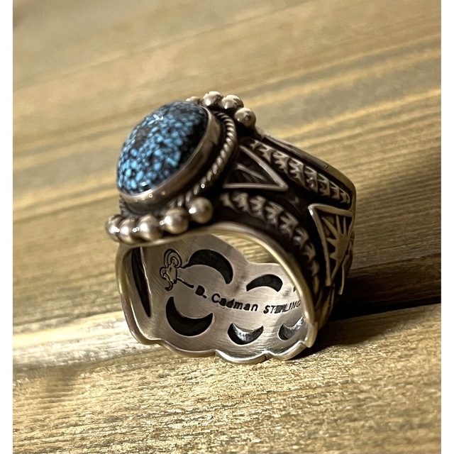 ダレルキャドマン ターコイズリング インディアンジュエリーnavajo