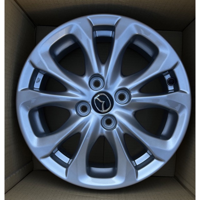 マツダ MAZDA デミオ 新車外し15インチ 純正アルミホイール 2本