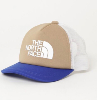 ザノースフェイス(THE NORTH FACE)の新品　ノースフェイス キッズ　Mサイズ　KMサイズ　ロゴメッシュキャップ(帽子)