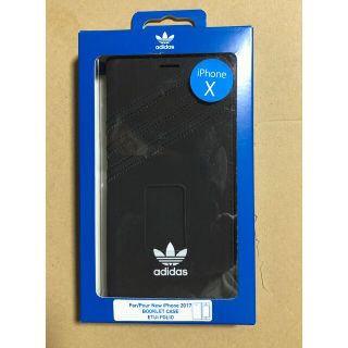 アディダス(adidas)のアイホン X手帳型ケース(iPhoneケース)