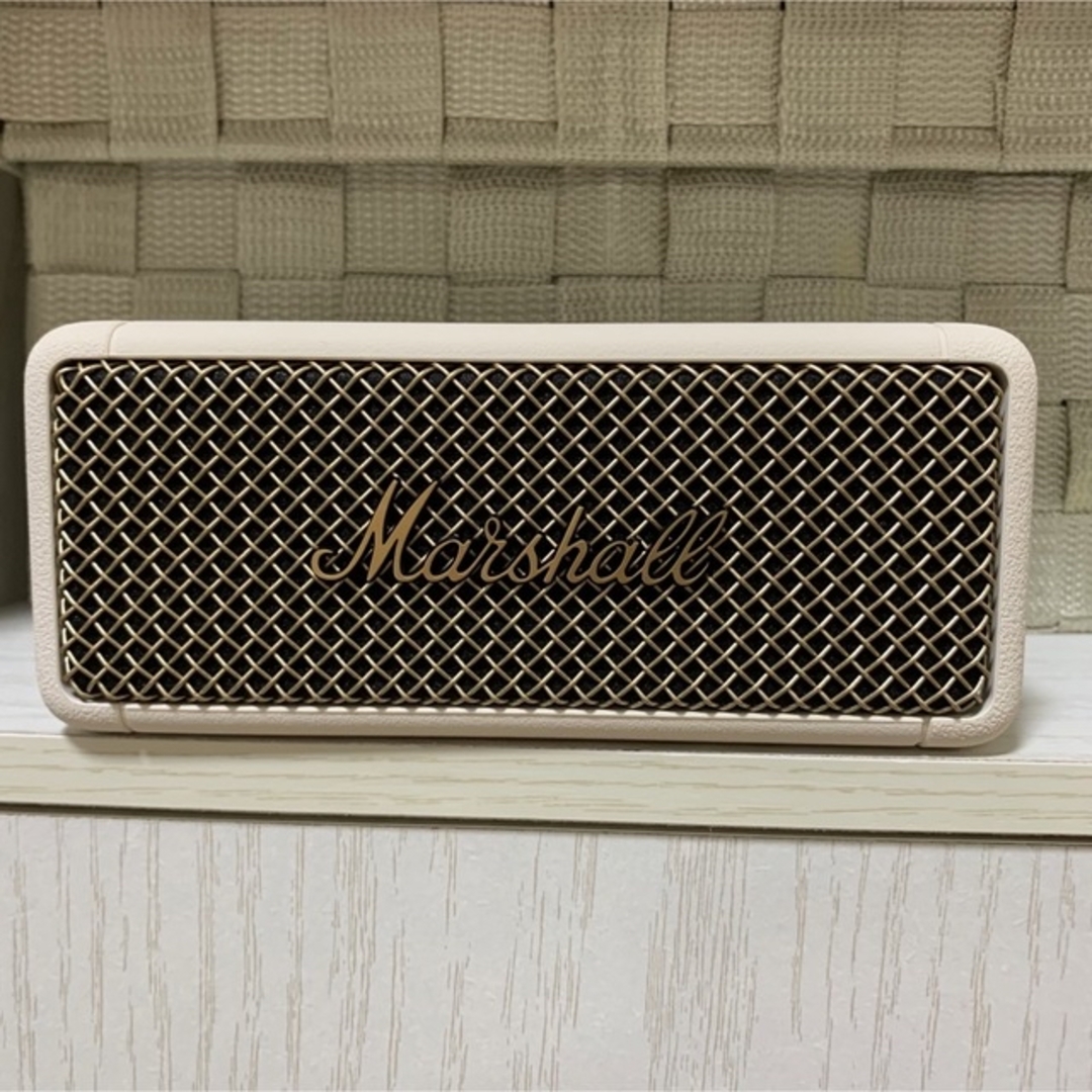 Marshall Emberton クリーム ワイヤレススピーカーMarshall