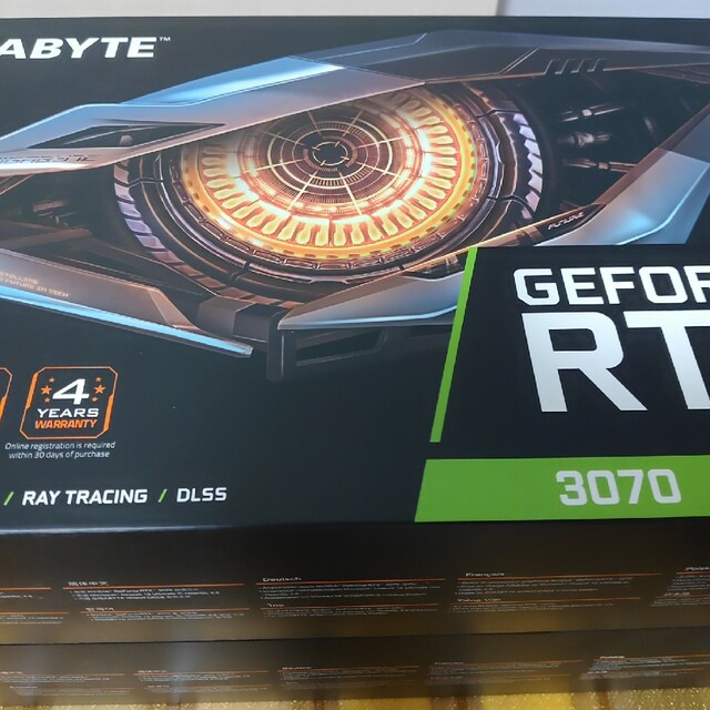 GIGABYTE GeForce RTX 3070　8台PC周辺機器