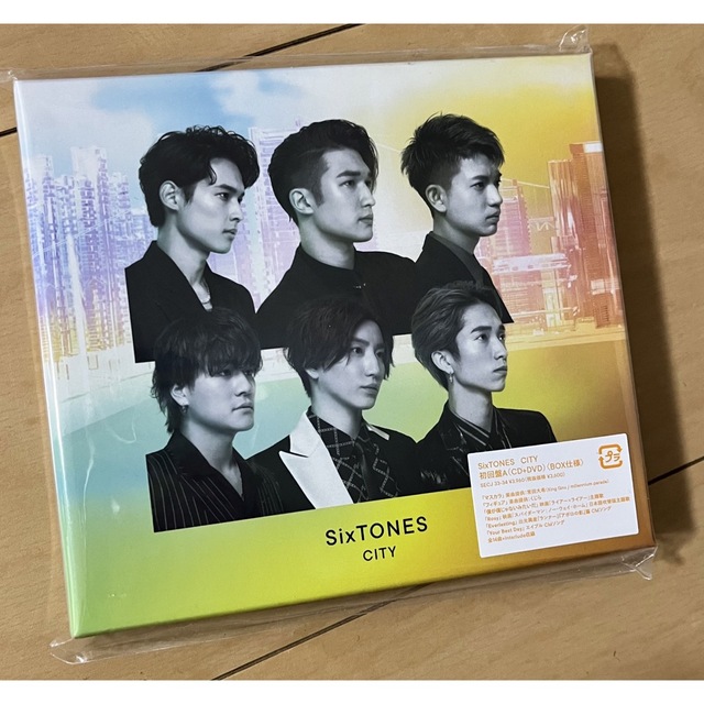 SixTONES(ストーンズ)の【新品未開封】SixTONES ストーンズCITY 初回限定盤A DVD エンタメ/ホビーのCD(ポップス/ロック(邦楽))の商品写真