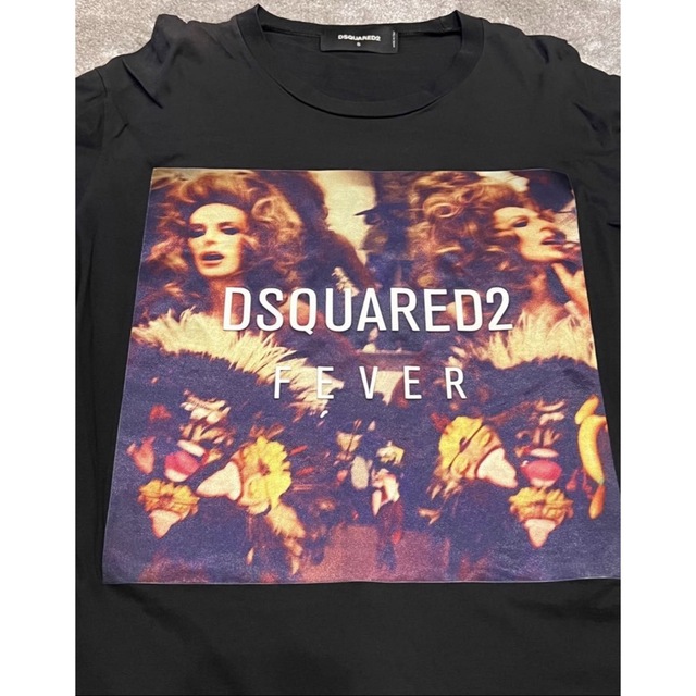 DSQUARED2(ディースクエアード)の【即配送】DSQUARED2 ディースク　ロンT プリント　Sサイズ メンズのトップス(Tシャツ/カットソー(七分/長袖))の商品写真