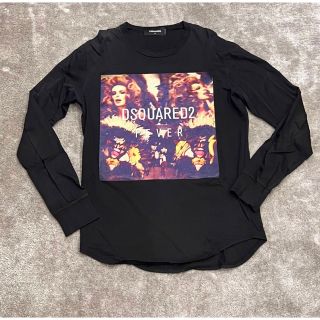 ディースクエアード(DSQUARED2)の【即配送】DSQUARED2 ディースク　ロンT プリント　Sサイズ(Tシャツ/カットソー(七分/長袖))