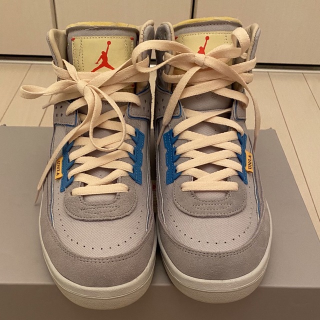 NIKE(ナイキ)のUNION × Nike Air Jordan 2Grey Fog 27.5中古 メンズの靴/シューズ(スニーカー)の商品写真