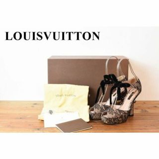 ルイヴィトン(LOUIS VUITTON)のAL BN0005 箱付き 美品 近年モデル LOUIS VUITTON(ハイヒール/パンプス)