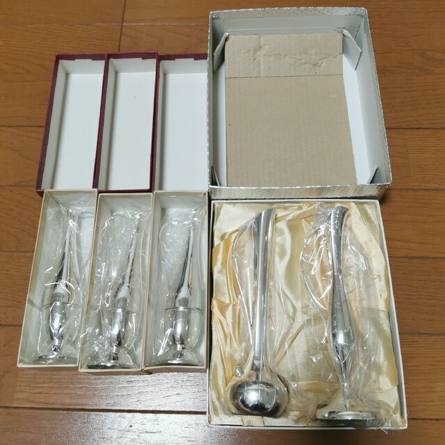 一輪挿し 水差し ５個セット 全て未使用品ですが傷や汚れがあります。