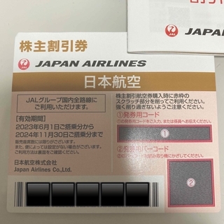 ジャル(ニホンコウクウ)(JAL(日本航空))のJAL株主優待券　✖️1枚(その他)