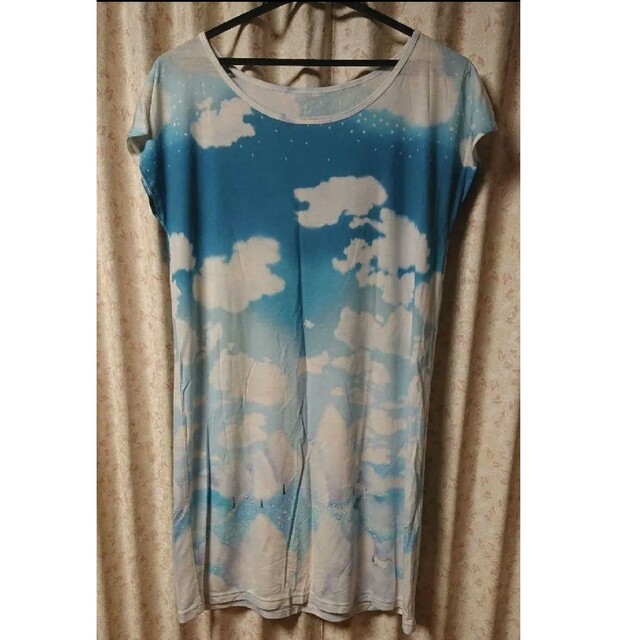 フランシュリッペ しあわせの雲の木Tシャツ