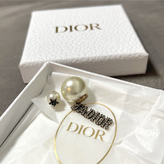 Dior - DIOR TRIBALES ピアス メタル・レジンパール・クリスタルの通販