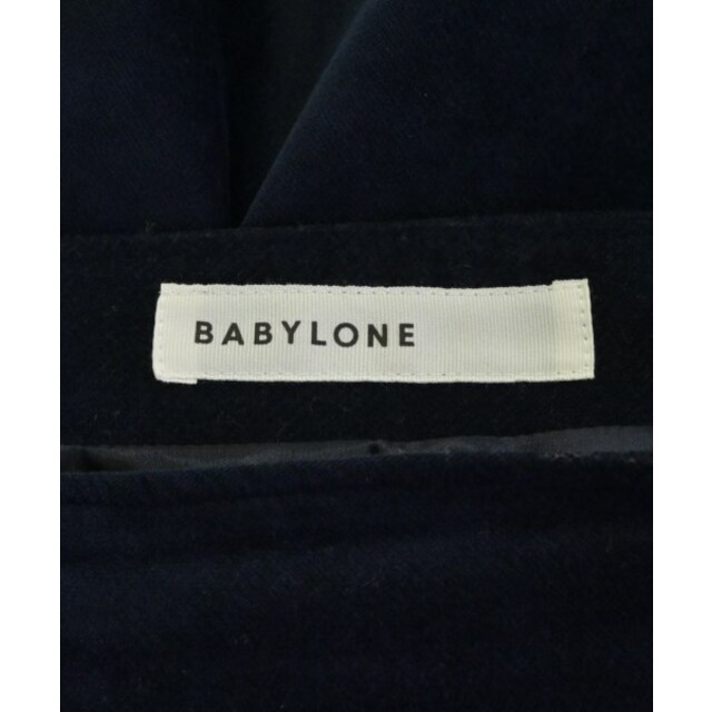 BABYLONE(バビロン)のBABYLONE バビロン ロング・マキシ丈スカート 38(M位) 紺 【古着】【中古】 レディースのスカート(ロングスカート)の商品写真