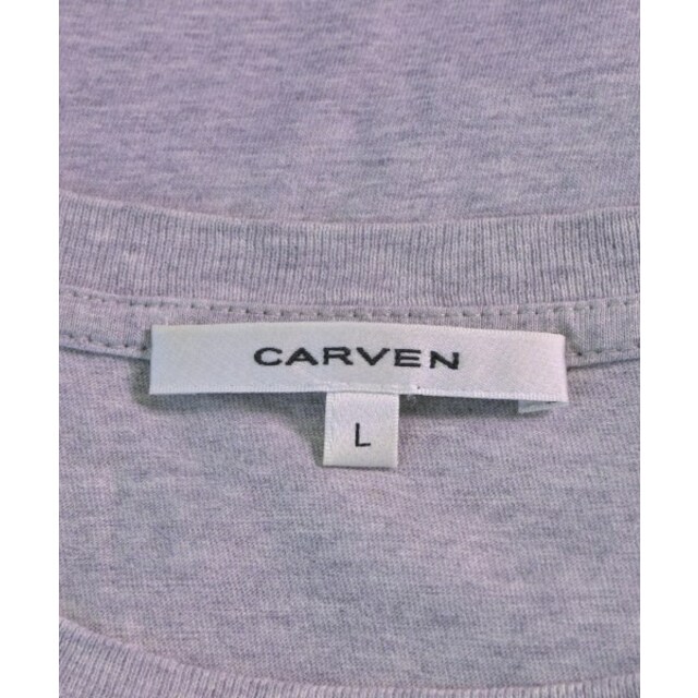 CARVEN(カルヴェン)のCARVEN カルヴェン Tシャツ・カットソー L グレー 【古着】【中古】 メンズのトップス(Tシャツ/カットソー(半袖/袖なし))の商品写真