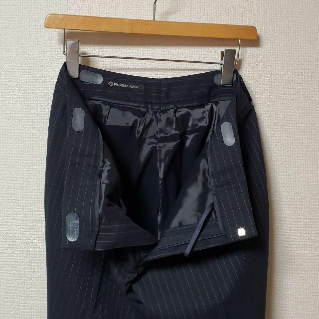 アオキ レミュー レディース パンツ スーツ ウォッシャブル 濃紺 3L/4L-