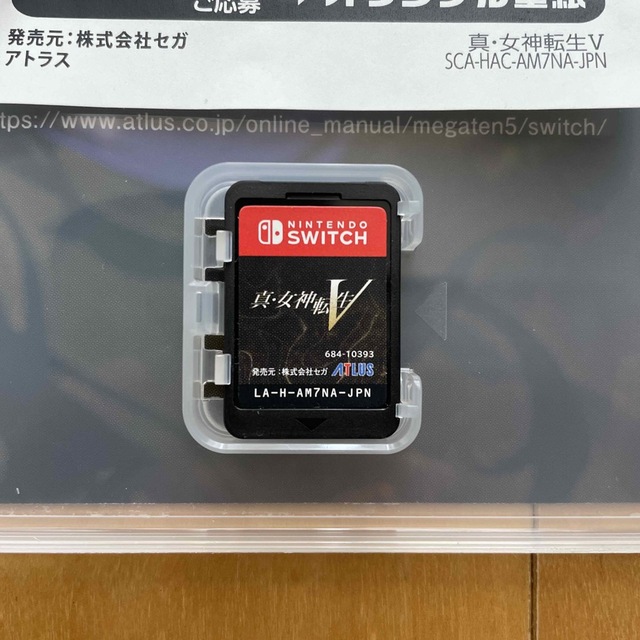 任天堂(ニンテンドウ)の【中古】真・女神転生5  （メガテン5）Switch エンタメ/ホビーのゲームソフト/ゲーム機本体(家庭用ゲームソフト)の商品写真