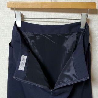 AOKI - アオキ LES MUES スカートスーツ ネイビー ストライプ 
