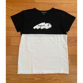 アニエスベー(agnes b.)のアニエスベー アンファン半袖ロゴTシャツ 12A美品(Tシャツ/カットソー)