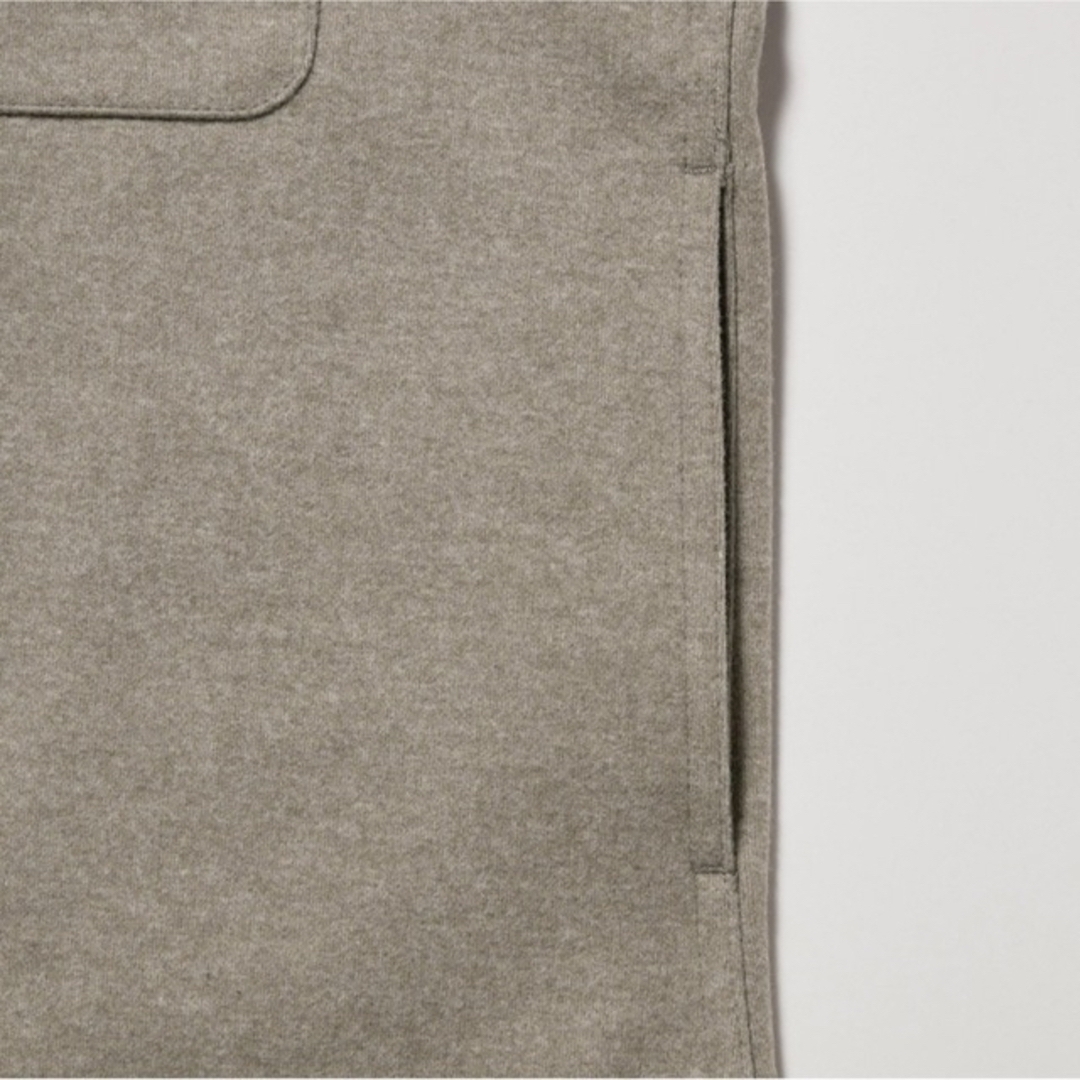 UNIQLO(ユニクロ)のUNIQLO ユニクロ ブラッシュドジャージーシャツジャケット セットアップ可能 レディースのトップス(シャツ/ブラウス(長袖/七分))の商品写真