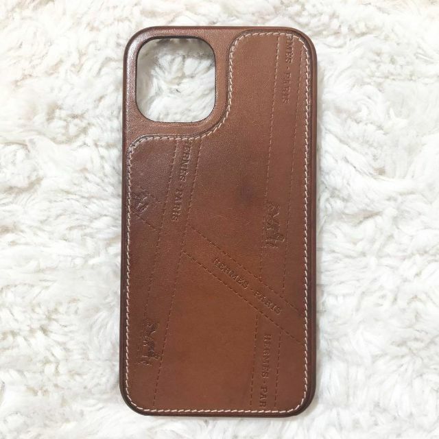 専用箱☆付属品完備】HERMES エルメス iPhone12 PRO ケース - iPhoneケース