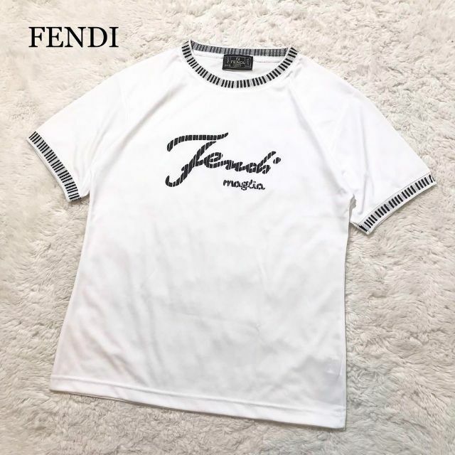 オンラインストア特注 FENDI フェンディ 半袖Tシャツ 伸縮性有り 着