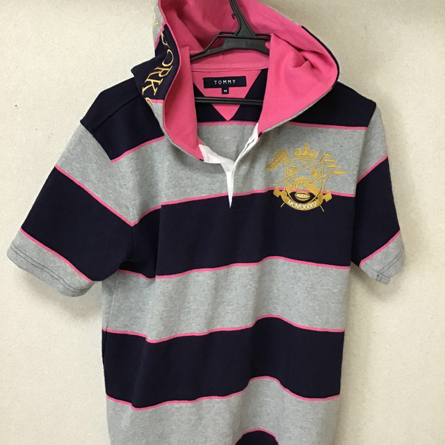 TOMMY HILFIGER(トミーヒルフィガー)の TOMMY トミー半袖パーカー メンズのトップス(パーカー)の商品写真