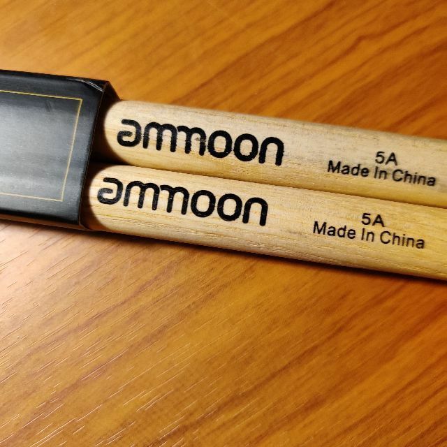 〇ammoon ドラムスティック　5A　2本1組セット　送料無料 楽器のドラム(スティック)の商品写真