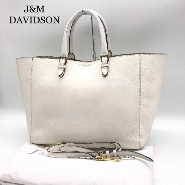 J&MDAVIDSON 2WAYレザーショルダーバッグ(黒)