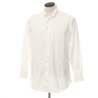【中古】フライ FRAY コットン ボタンダウン ドレスシャツ ホワイト【サイズ42】【メンズ】