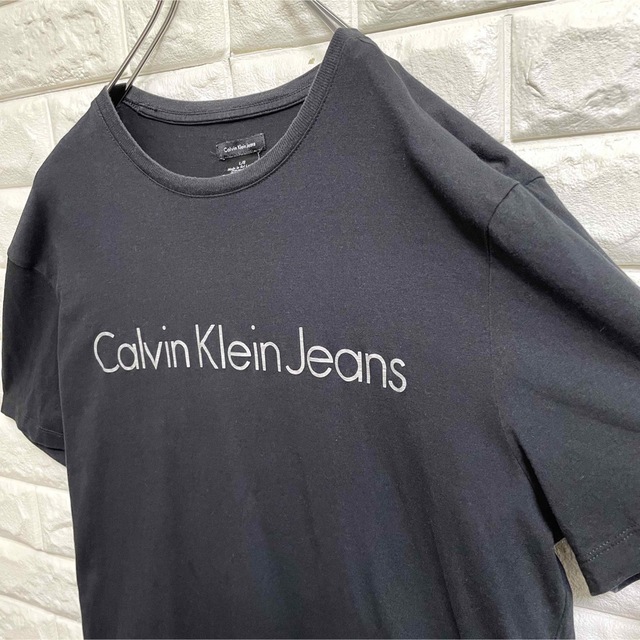 Calvin Klein(カルバンクライン)のカルバンクライン　半袖Tシャツ　デカロゴ　メンズLサイズ メンズのトップス(Tシャツ/カットソー(半袖/袖なし))の商品写真