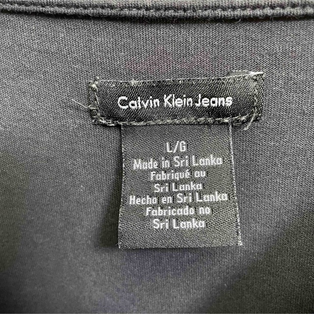 Calvin Klein(カルバンクライン)のカルバンクライン　半袖Tシャツ　デカロゴ　メンズLサイズ メンズのトップス(Tシャツ/カットソー(半袖/袖なし))の商品写真