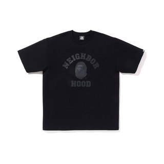 ネイバーフッド(NEIGHBORHOOD)の新品 neighborhood × a bathing ape TEE 黒XXL(Tシャツ/カットソー(半袖/袖なし))