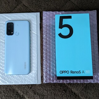 新品同様 OPPO Reno5A 楽天モバイル版 SIM フリー