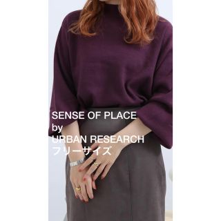 センスオブプレイスバイアーバンリサーチ(SENSE OF PLACE by URBAN RESEARCH)のSENSE OF PLACE by URBAN RESEARCH 長袖ニット(ニット/セーター)